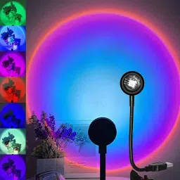 Emerydeal USB Sunset Projection LED Lamp | USB Sunset Light Lamp | Home Light Lamp AB-AX 3 USB Sunset Projection LED Lamp | USB Sunset Light Lamp | Home Light Lamp AB-AX 3 Led Light-image-50