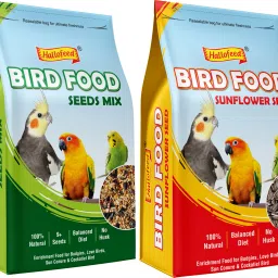 2in1 BIRD FOOD COMBO 1kg (MIX SEED,SUNFLOWER SEED) 2 kg (2x1 kg) Dry Adult, Senior, Young Bird Food-picture-33