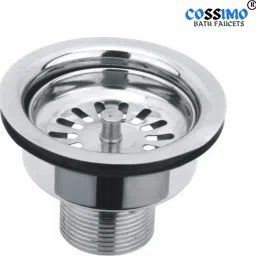- CWS-08 - Stainless Steel Heavy Sink Waste Coupling For Kitchen Sink ( Chrome - Finish) - Set Of 1 Pcs Flange Faucet-image-41