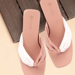DIVASTRI Women Colourblocked Open Toe Flats-image-41