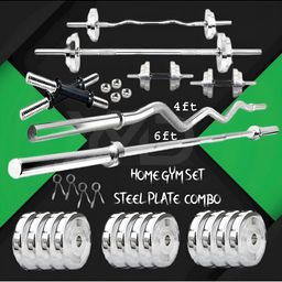 YMD Set Of 28 Rods & Plates Home Gym Combo-44