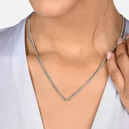 Nevy Man Silver-Plated Minimal Chain-20