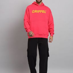 GRIFFEL Men Printed Cotton Oversize Fit Hooded Tracksuits-picture-22