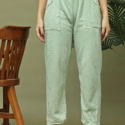 TAG 7 Women Self-Design Mid-Rise Lounge Pants-image-89