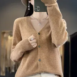 StyleCast Women V-Neck Long Sleeves Cardigan Sweaters-picture-26