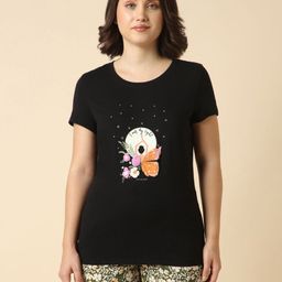 Van Heusen Graphic Printed Round Neck Relaxed Fit T-shirt-picture-19