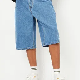max Men Regular Fit Denim Shorts-image-75