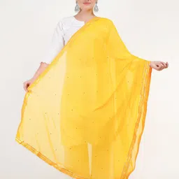 Karthav Fashion Embroidered Chiffon Dupatta-picture-31