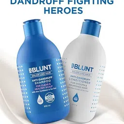 BBLUNT Set of 2 Anti-DandruffShampoo- 300 ml & Conditioner- 250 g image 3