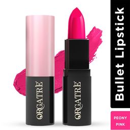 Orgatre MoodBliss Creamy Matte Lipstick With Jojoba Oil - Peony Pink-36