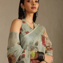 Soch Floral Sequinned Saree-52