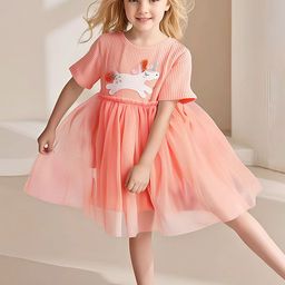 LULU & SKY Flared Sleeve Fit & Flare Dress-image-33