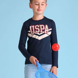U.S. Polo Assn. Kids Boys Brand Logo Printed Pure Cotton T-shirt-picture-14