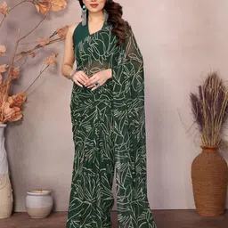 Ekasya Abstract Printed Ready to Wear Saree-2