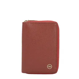 Da Milano Unisex Textured Leather Card Holder-11