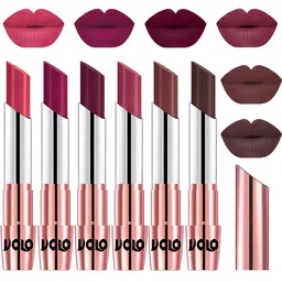 VOLO Set Of 6 Creme Matte Lipstick - 3.5g Each-20