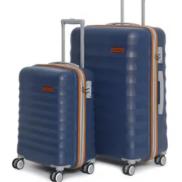 uppercase Striker Hard Luggage Trolley Bag Set of 2 (S+L) Dark Blue-5