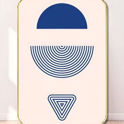 Myntra Elegant Homes White & Blue Printed Wooden Wall Art-image-86