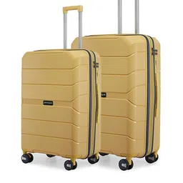 Provogue Cascade Set Of 2 Cascade Textured Hard-Sided Cabin Trolley Bag-3