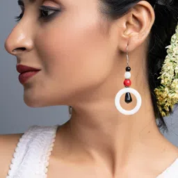 Look and Adorn Contemporary Drop Earrings-44