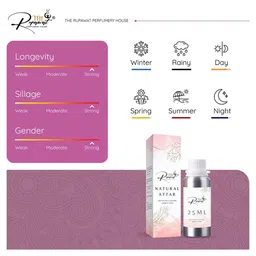 THE RUPAWAT Perfumery House Attar Mogra Pp Attar - 25 ml image 2