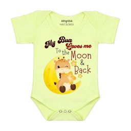 Arvesa Bua Love To Moon & Back Printed Bodusuit-image-29