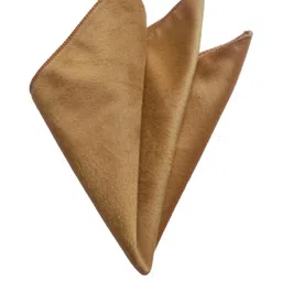 VOICI Gold Velvet Solid Pocket Squares-image-66