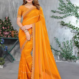 Moda Rapido Striped Printed Beads and Stones Saree-image-80