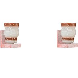SOMIL Brown Glass Cylinder Printed Wall Lamps-image-106
