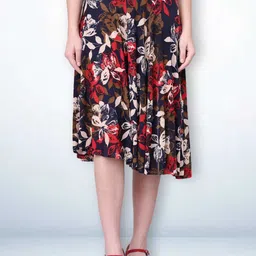Jinfo Floral Printed Skirt With Inner Short-image-69