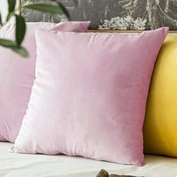 Shadowkart Set of 5 Fibre Filled Faux Velvet Ultra Soft Sleep Pillow-48