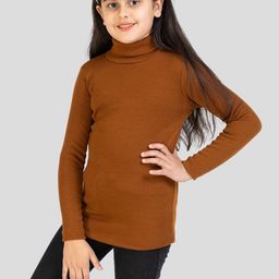 YHA Girls Turtle Neck Sweater Vest-image-60