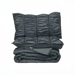 Zarf Charcoal Microfiber 300 TC Double King Bedsheet Set -2.74 m x 2.74 m-8