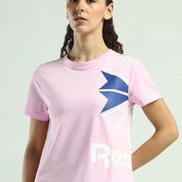 Reebok Logo Printed Crew Neck T-Shirt-image-87