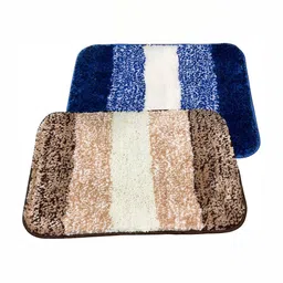 GBL COLLECTION Blue Polypropylene Water Resistant Floor Mat-image-58