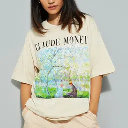max Women Graphic Printed Round Neck Cotton T-shirt-picture-22