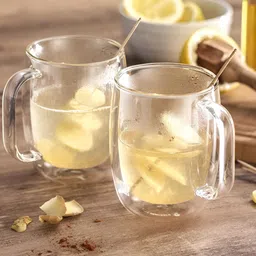 Baskety Transparent Solid Glass Glossy Cups Set of Cups and Mugs image 4