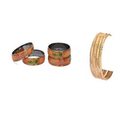 SOMIL Set Of 8 Multi Alloy Artificial Stones & Beads Bangles-picture-42