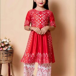 NFashion Girls Red Clothing Set-image-119