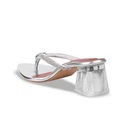Try Me Embellished Party Block Mules with Tassels image 3