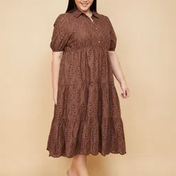 max Print Shirt Midi Dress-image-16
