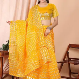 Vvlpf Embroidered Ready to Wear Lehenga With Unstitched Blouse And Dupatta-35