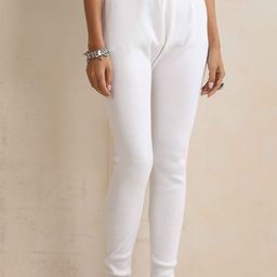 trueBrowns Woolen Churidar Length Leggings-image-14