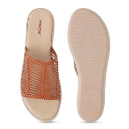 Mochi Textured Wedge Mules with Laser Cuts image 2