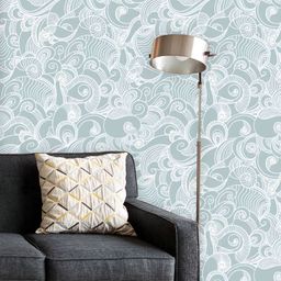 ArtzFolio Printed UV-Resistant Anti-Bacterial Abstract WavePeel & Stick Wallpaper-picture-22