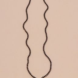 BELWICK Gold-Plated American Diamond Studded And Beaded Mangalsutra-image-69