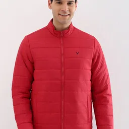 Allen Solly Men Mock Collar Solid Casual Padded Jacket-image-22