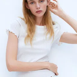 H&M Overlock-Detail T-Shirt-image-91
