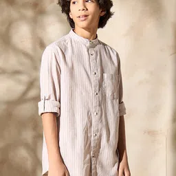 max Boys Opaque Striped Casual Shirt-image-72