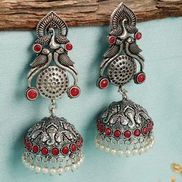 Jazz and Sizzle Contemporary Jhumkas Earrings-82